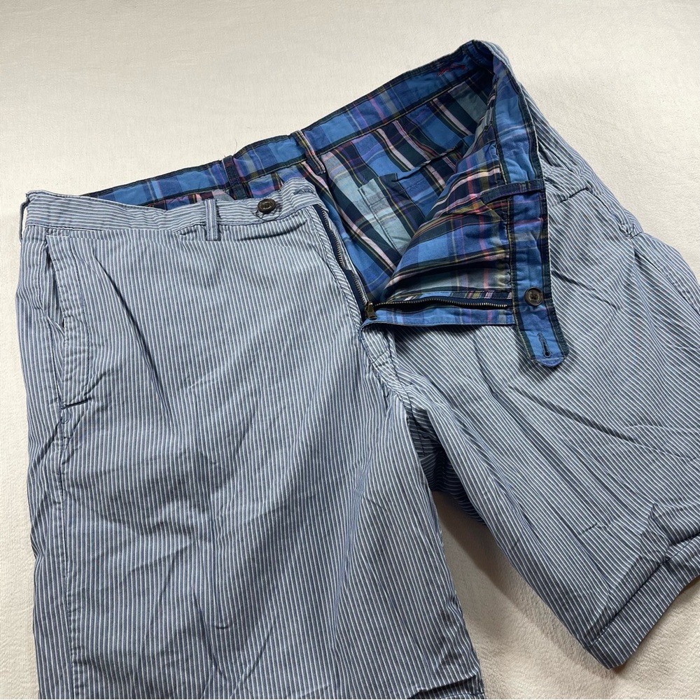Tommy bahama REVERSIBLE men’s blue striped plaid Shorts